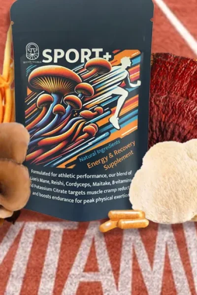 Unleashing Athletic Excellence: The Fusion of Mushrooms and Vital Nutrients in SPORT+
